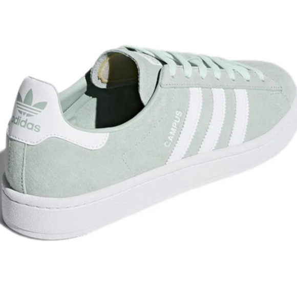 Adidas Campus Sneakers Mint Green Women’s 5.5 or 6 Men’s Size 4 - Picture 2 of 5
